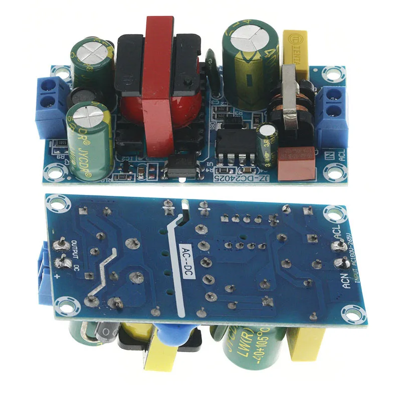 

Модуль импульсного источника питания AC-DC 12 В, 2 А, 24 Вт, голая цепь, плата от 100 до 65 В до 12 В, 2 А