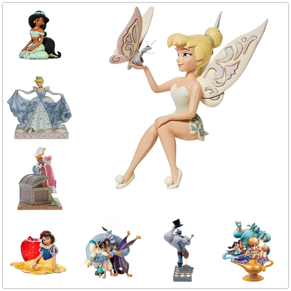 Tinker Bell 2D Flat Animated Sculpture Pendant Decoration Angel Elves Stone Crafts Flower Fairy Sleeping Beauty Acrylic Craft