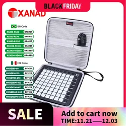 XANAD EVA Hard Case für Novation Launchpad Mini MK3 Grid Controller Schutzhülle Durchführung Lagerung Tasche