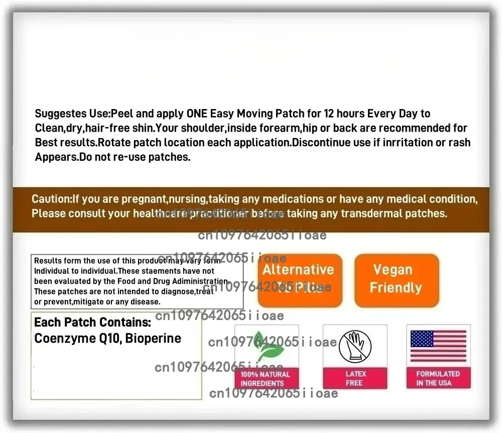 30-Pflaster, Immunsystem-Booster, transdermale Pflaster mit Holunder, Echinacea, Andrographis, Arabinogalaktane Immunitätsboost