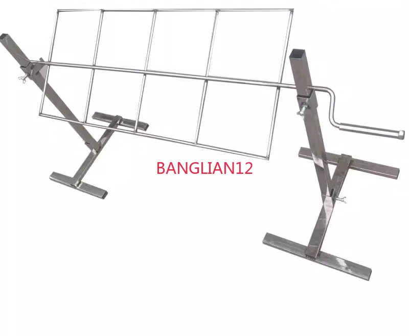 

Stainless steel roasted whole lamb rack, outdoor campfire barbecue grill