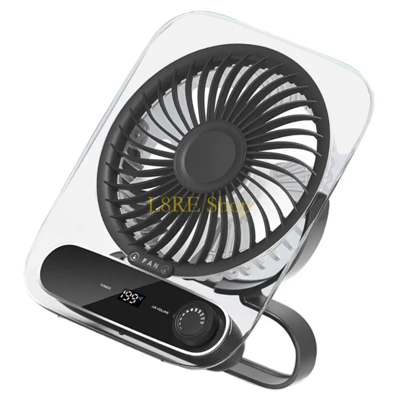 L8re pequeno ventilador fãs Fã recarregável Fil resfriamento ar adequado para resfriamento eficaz