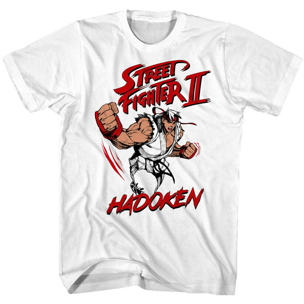 Pop 1990s Street Fighter Classic Retro Nostalgic Karate Men's Short-sleeved T-shirt