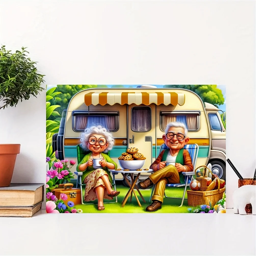 1000 قطعة من أحجية الصور المقطوعة للأجداد السعيدة - لعبة ألغاز ورقية كبيرة للبالغين، لعبة التفاعل العائلي، ديكور منزلي DIY، الدماغ C #3