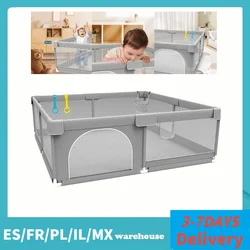 Baby Playpen Children Furniture Child Safety Fence Large Dry Pool Baby Playground For 0-6 Years Old Kid Indoor Ball Pit Playpen