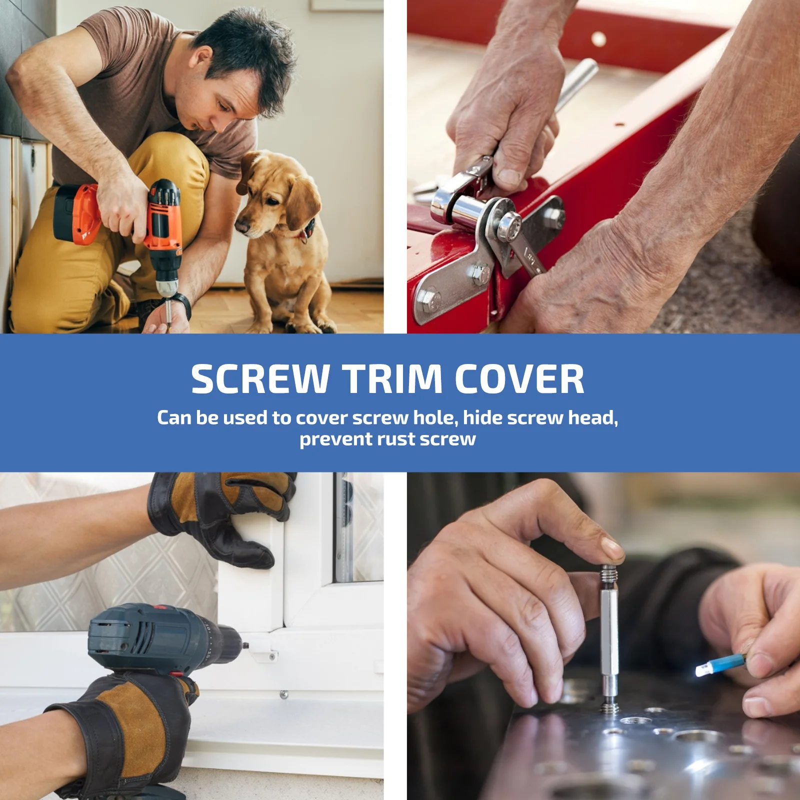 

600 шт. пластиковых декоративных заглушек для саморезов, жесткие накладки на отверстия под винты для мебели, мебельная фурнитура