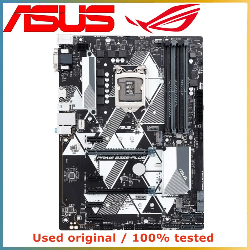 For ASUS PRIME B365-PLUS Motherboard Intel B365 LGA 1151 DDR4 M.2 ATX Core DVI-D Motherboard DDR4