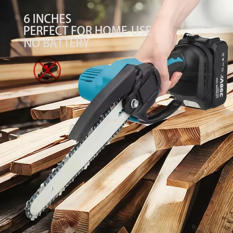 أداة 6 بوصة منشار صغير لاسلكي محمول باليد سلسلة الطاقة الكهربائية أداة قطع نوع منشار الحديقة لتقليم الأشجار