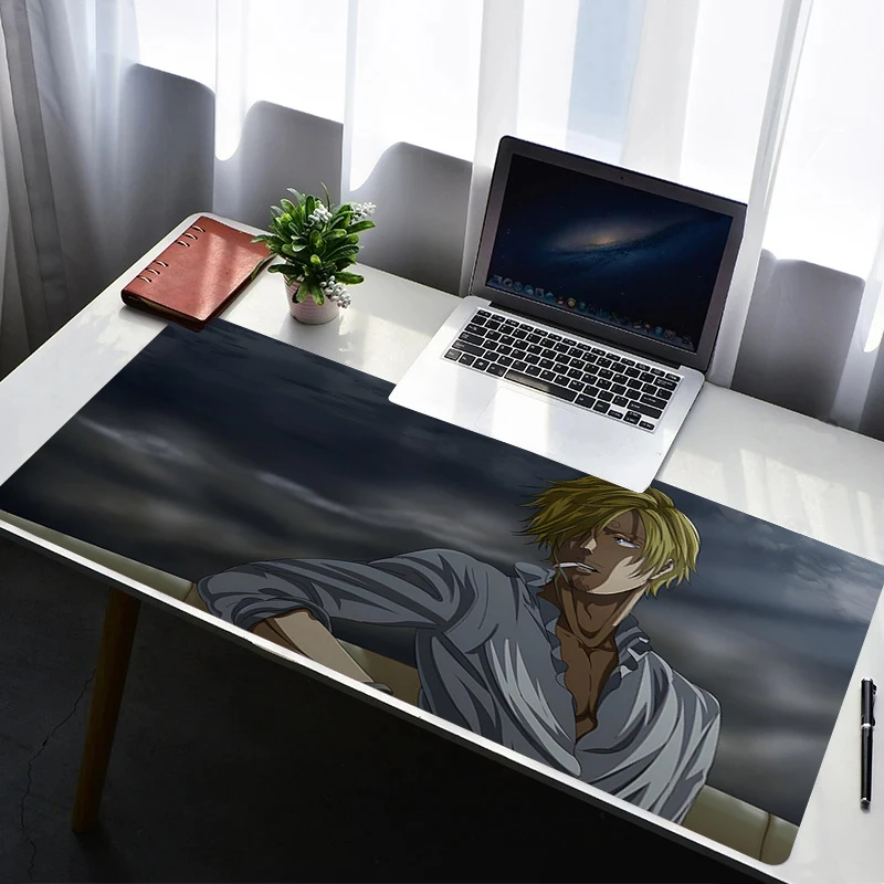 

Mouse Pad PC Non Slip Rubber Mousepad Laptop Gamer Cabinet HD Keyboard Pad One Piece Sanji Office Computer Gaming Desk Mouse Mat