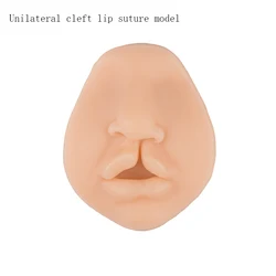 Modelo de enseñanza de labios Cleft, modelo de labio de conejo, estudiantes de medicina cirugía oral, modelo de ejercicio de sutura de labios con cleft bilateral unilateral