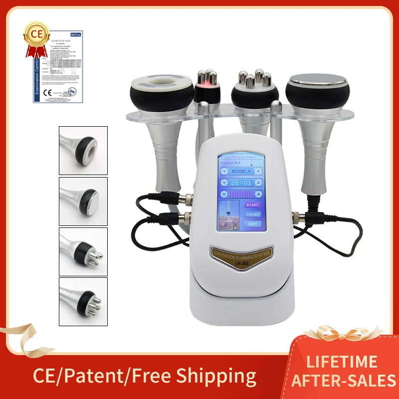 40K Multifunction Radio-frequency Ultrasonic Cavitation Vacuum Tender Skin Massage Shaping Burn Fat Skin Whitening  Anti-wrinkle