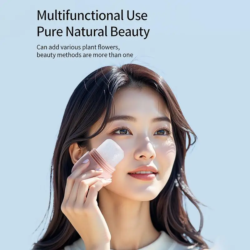 Silicone Face Ice Mold Reusable Face Facial Ice Roller Freezing Face Massage Roller Skin Care Beauty Tool Cold Therapy Massager