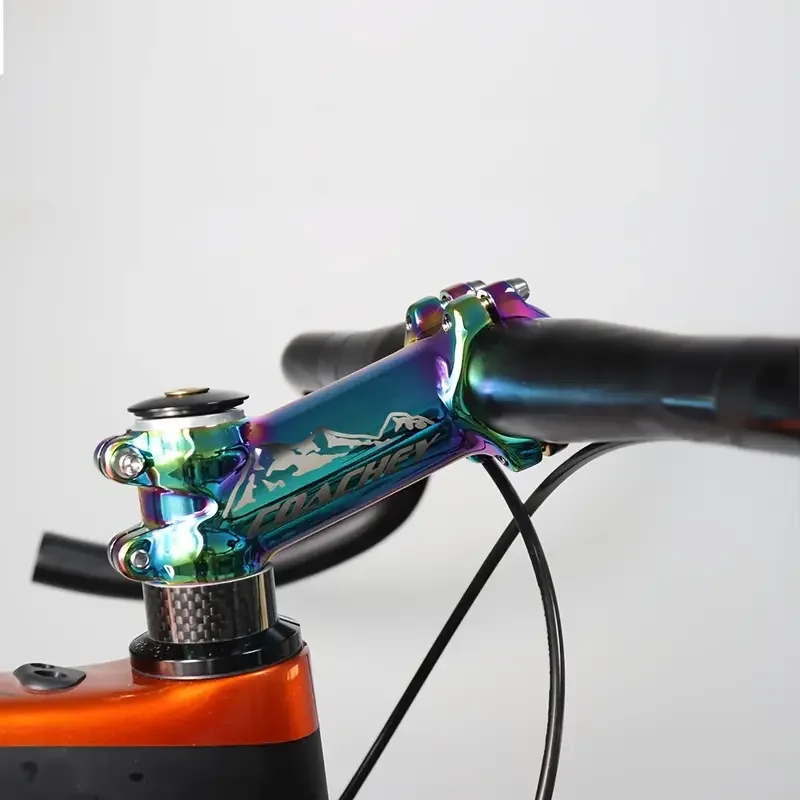 

1pc Colorful Alloy Bicycle Stem, 6/17 Degree 60/70/80/90MM 80MM Handlebar 31.8MM, MTB And Road Bike Accessories