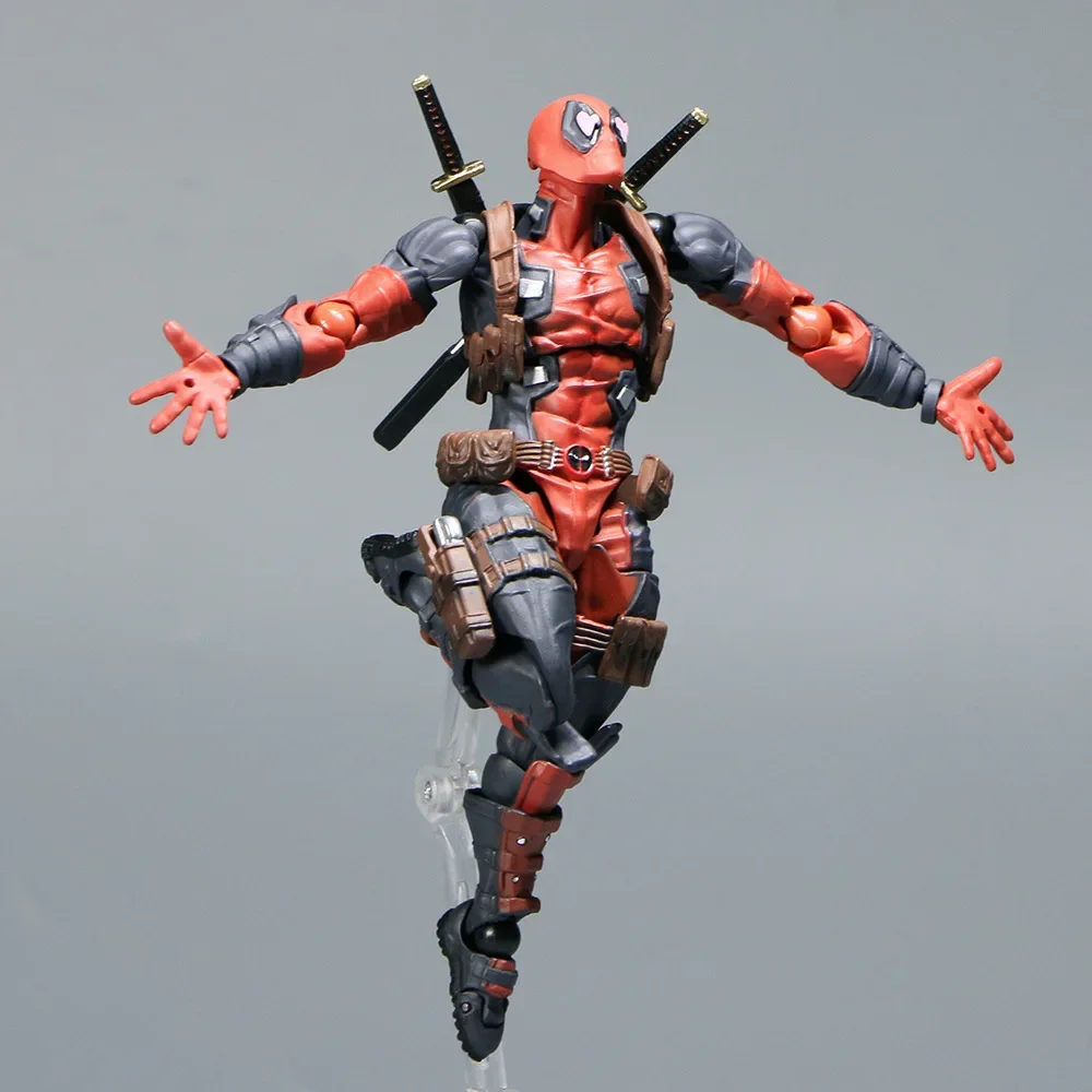 15cm 2.0  Deadpool Super Hero Articulate Joints Moveable Action Figure Statue Collection Model Desktop Decoration Ornament Gifts