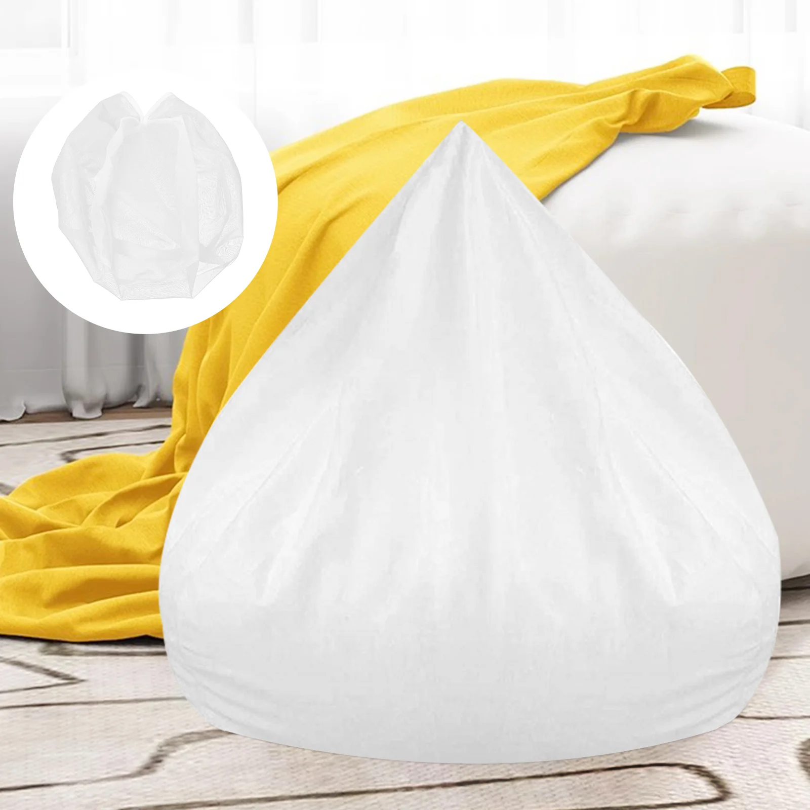 

Bean Bags Sofa Stool Liner Soft Replace Lazy Replacement Supply White Accessory