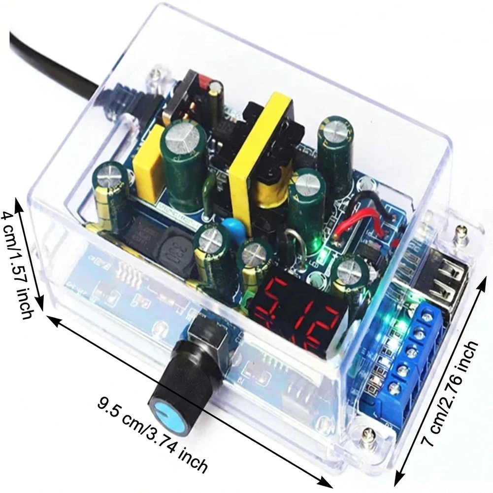 1pc Adjustable DC Power Supply Module Digital Voltage Display DC Stabilized Power Supply Module PCB Components Kit