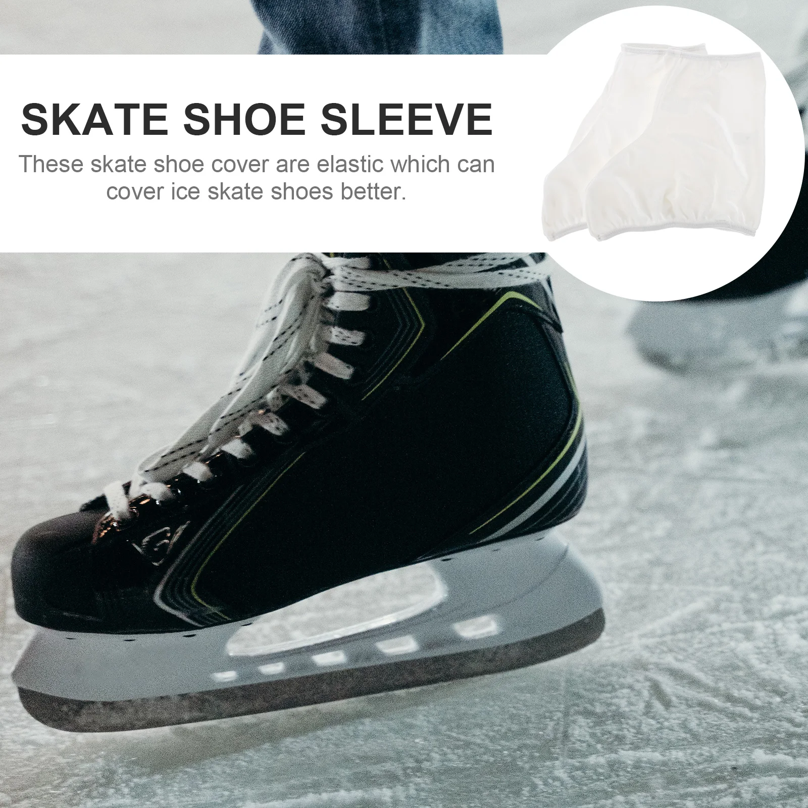 

Skate Covers Ice Accessories Skates Boot Sports Roller Skating Velvet Toe Guards Protectors