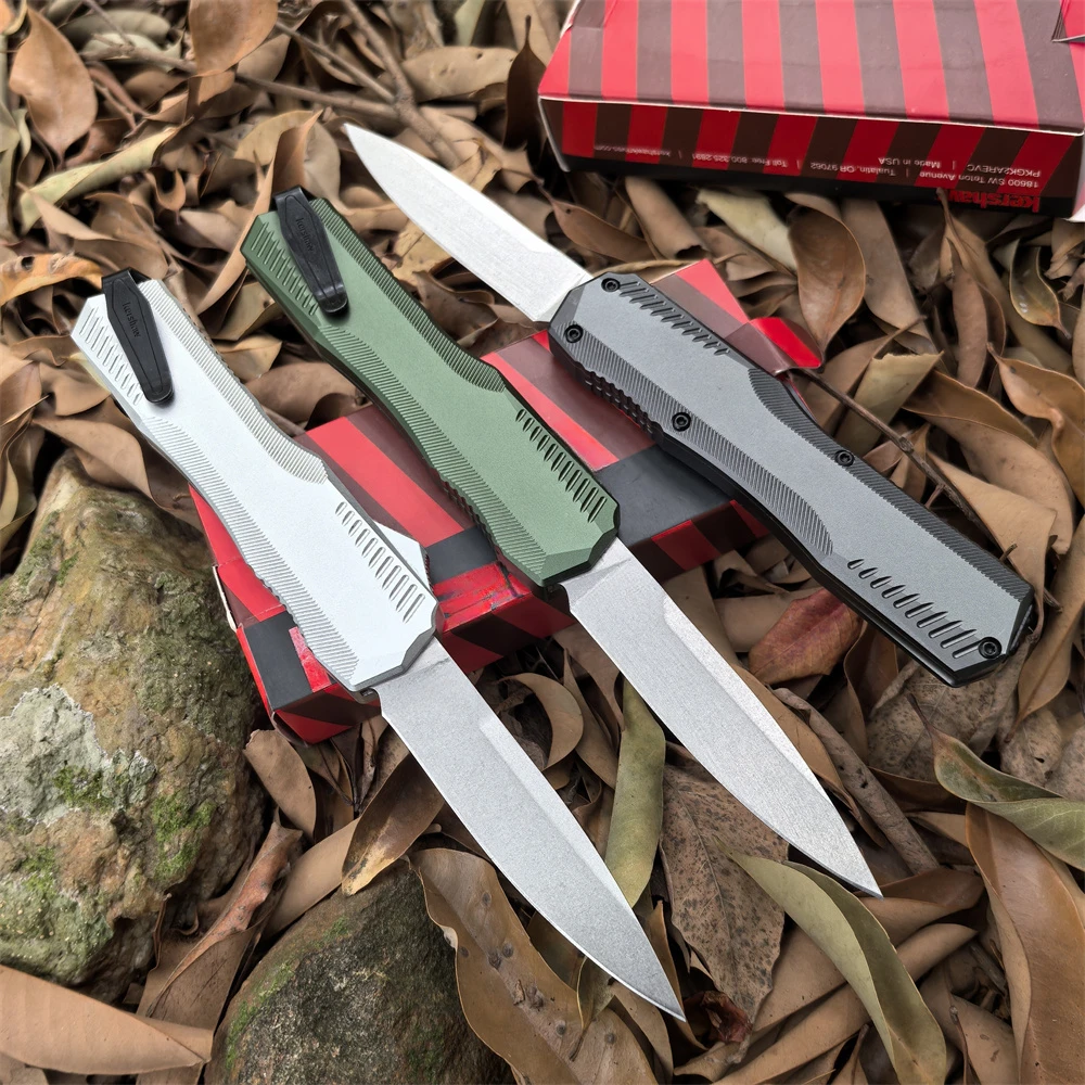 Tactical Self-defense Quick-open Knife 2.75-inch D2 Knife T6 Aluminum Handle Piece EDC Outdoor Survival Essential Folding Knife