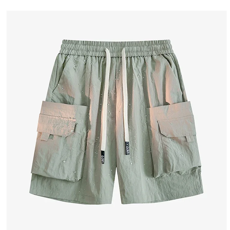 Quick Drying Shorts, Fashionable and Loose, Versatile for Men, Waterproof and Stain Resistant