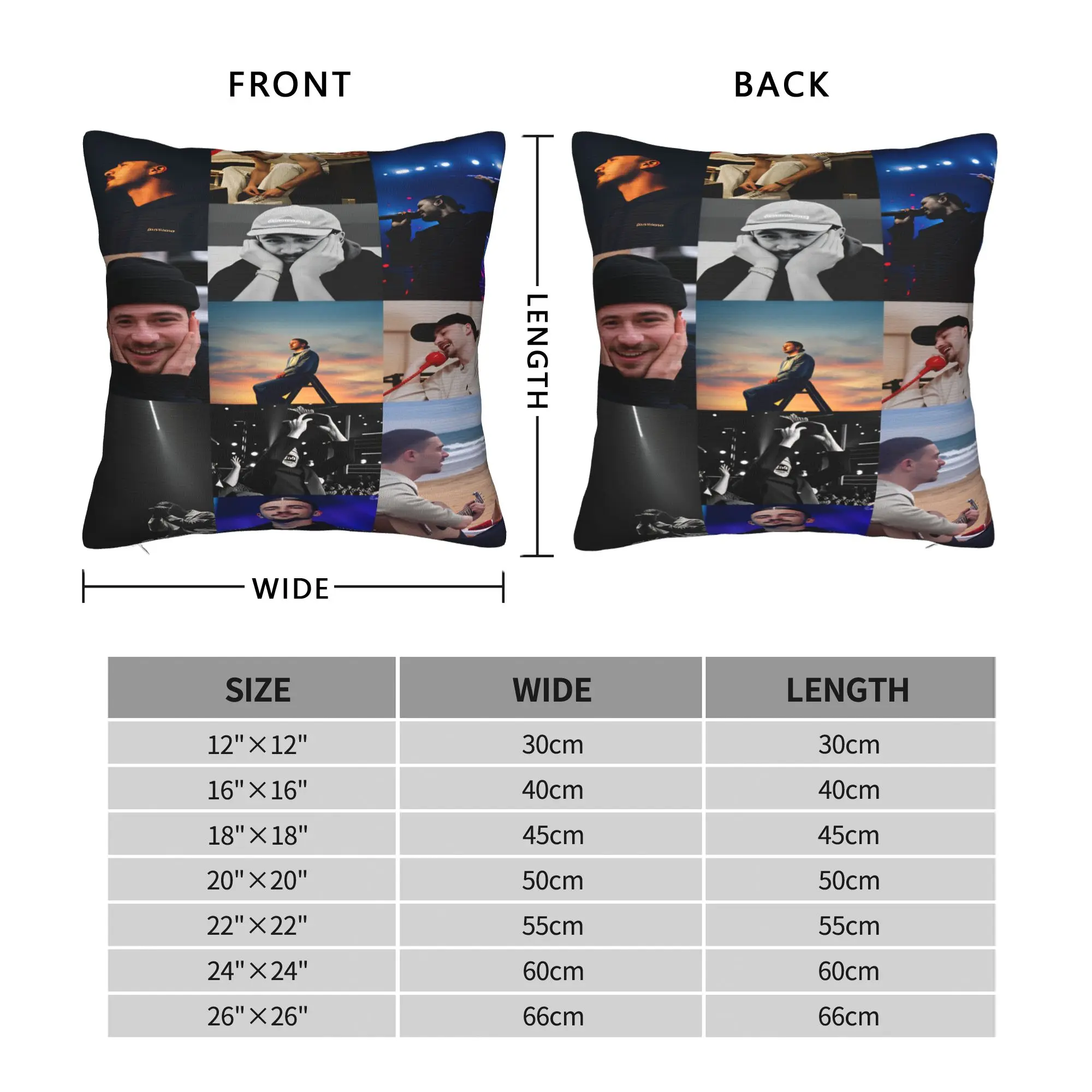 Pierre Edgar French Singer Pillow Cover  Comfy Cushion Cover Novelty Pillow Case For Office Car Home Decor