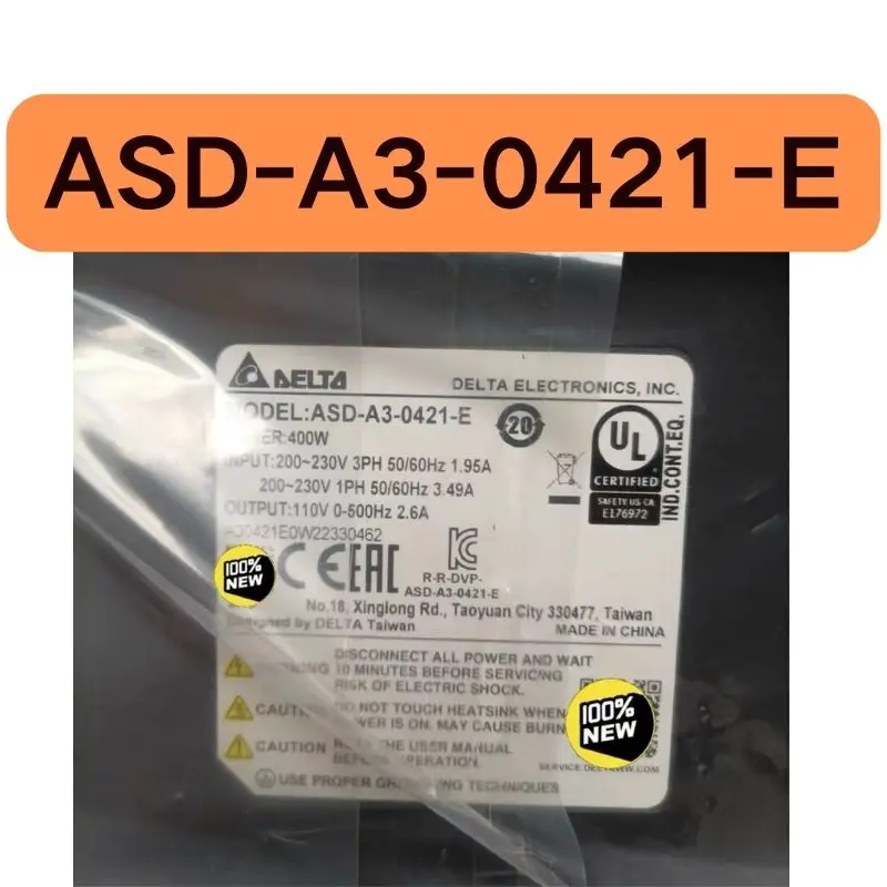 محرك جديد بقدرة 400 وات ASD-A3-0421-E متوفر في المخزون للشحن السريع #3