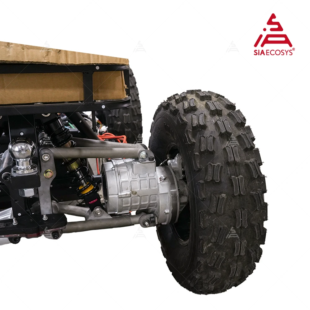 

SIA120LB 1500W Wheel-side Conversion Kit 280N.m High Torque Brushless Motor Waterproof 20A for Electric Car ATV Home Appliance