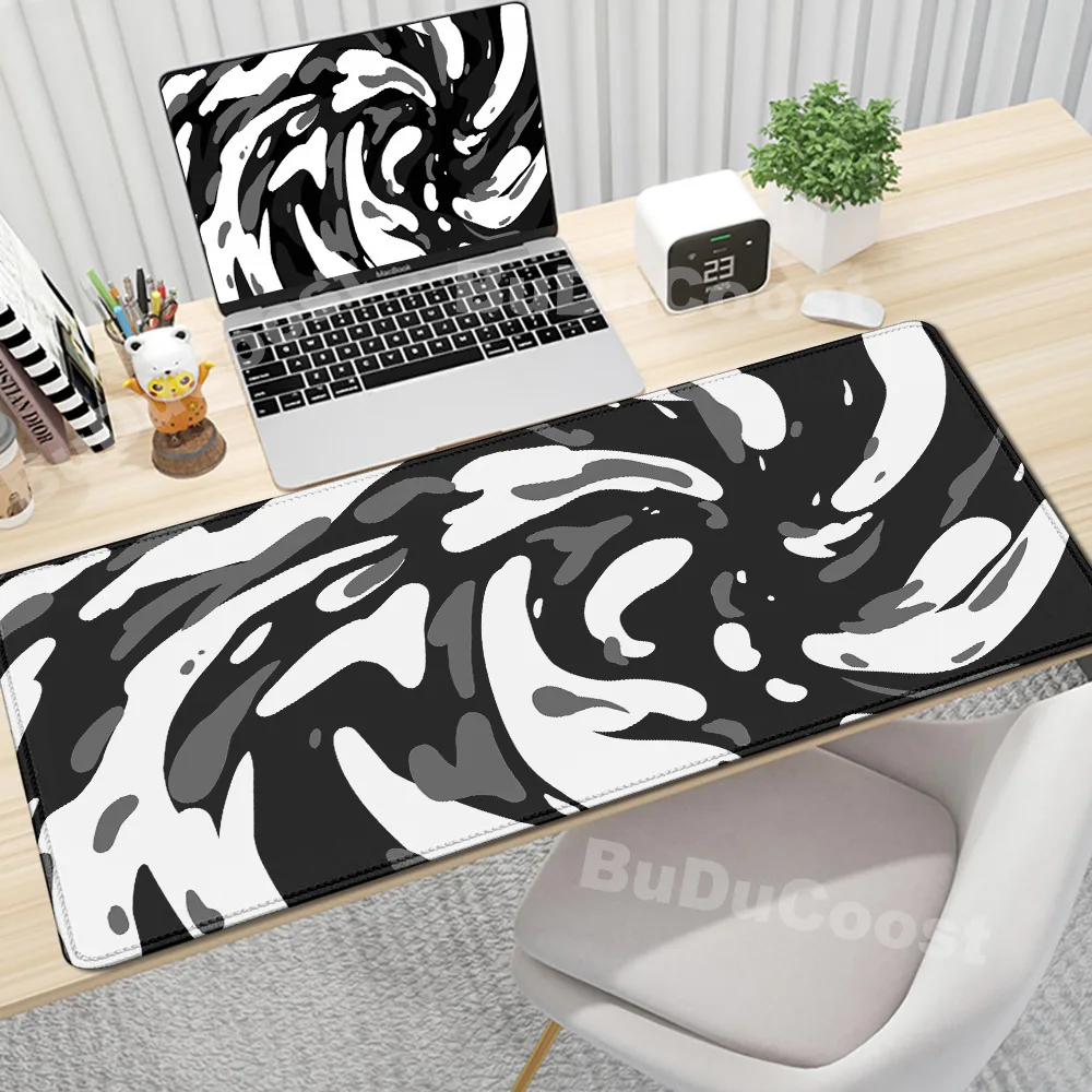 

Large Mouse Pad XXL Keyboard Gamer Decoracion Table Mat Strata Liquid Art Mice Pad Computer Laptop Anime Keyboard Desk Pad Speed