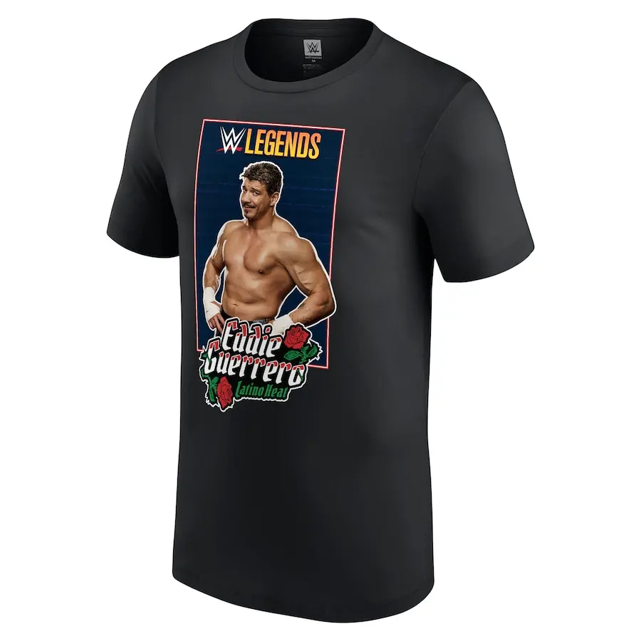 Men's Black Eddie Guerrero Legends T-Shirt