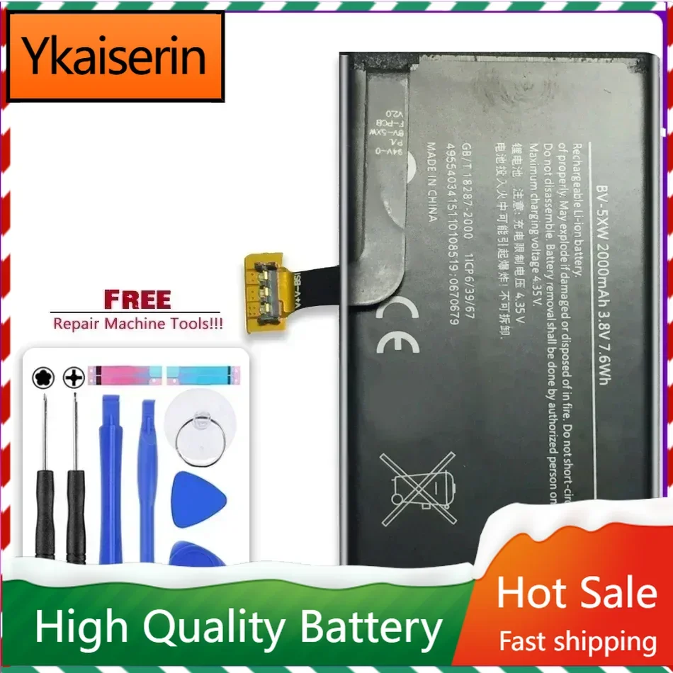 Battery BV-5XW 2000mAh For Nokia Lumia 1020 EOS zoom Lumia1020 RM-876 RM-875 RM-877 RM 876 875 877