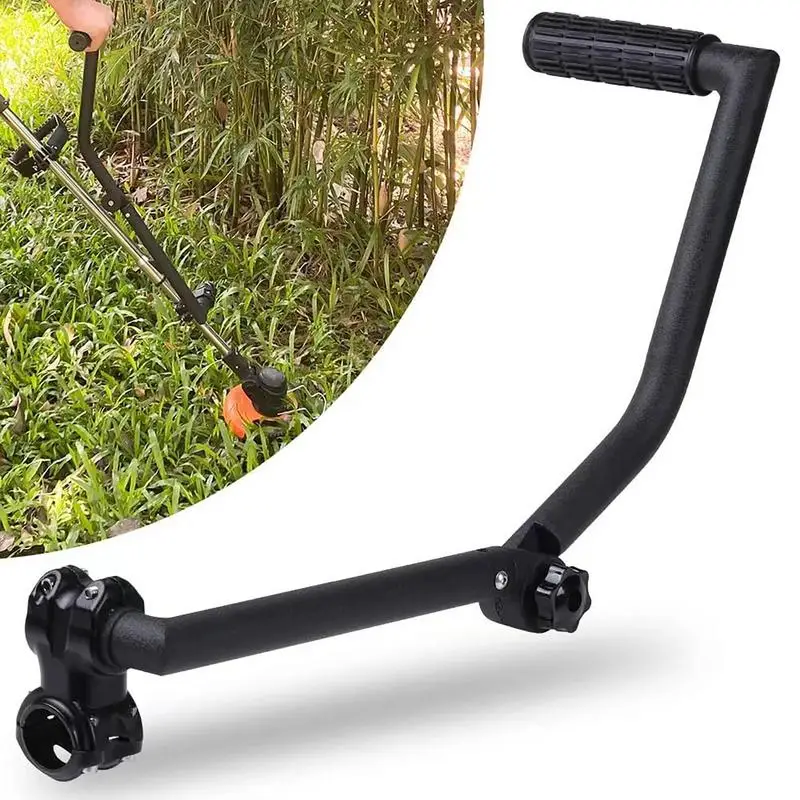 

Lawn Trimmer Handle Adjustable Angle garden Weeder Mowers Handle Replacement Parts Labor-saving Foldable Gardening Hand Tools