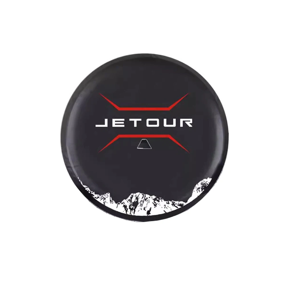 For Chery Jetour Traveler T2 Off-road 4x4 Vehicle 8AT Spare Tire Cover Modification Thickened Faux Leather Rear Cover Shell