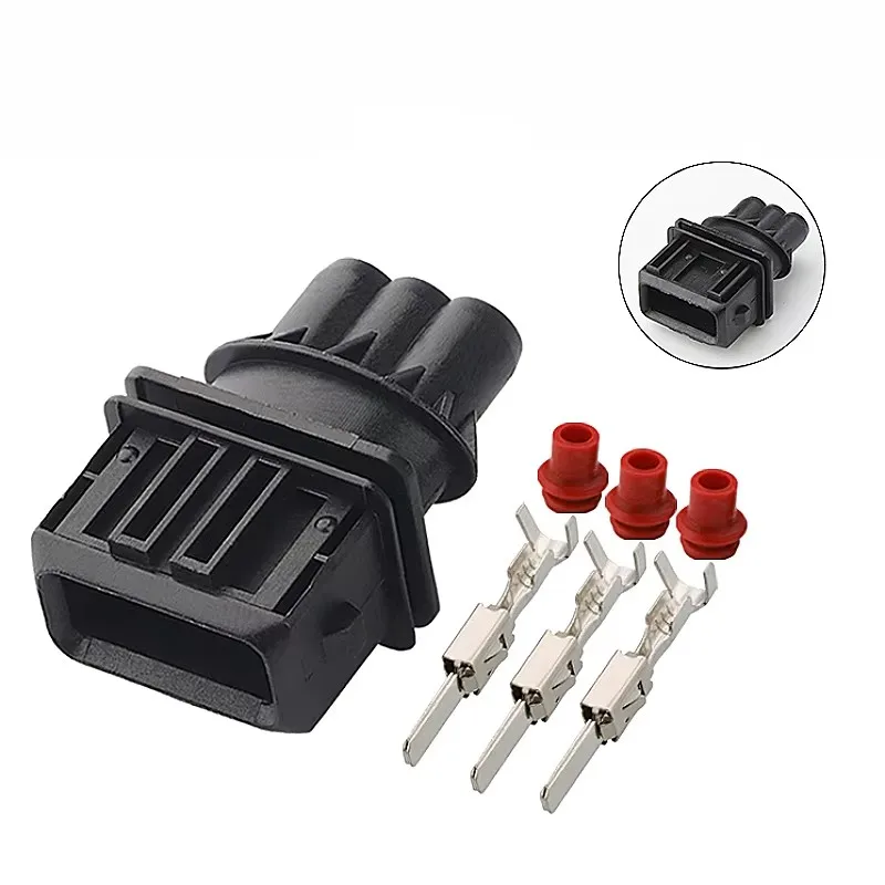 1-20SET DJ7035YA-3.5-11 auto Waterproof cable connector 3 pin automotive Plug famale male socket Includes terminal seal