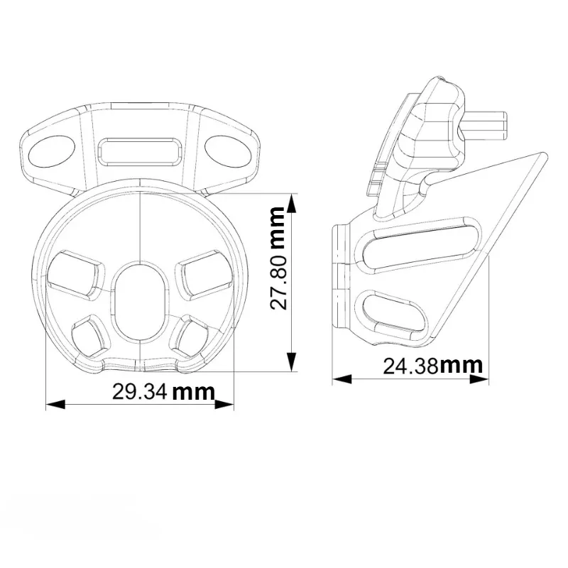 Sissy Mini Chastity Cage Hollow Chastity Lock Pot Lid Lock Male Positive Penis CB Lock Abstinence Restraint with 4 Rings Sex Toy view 6