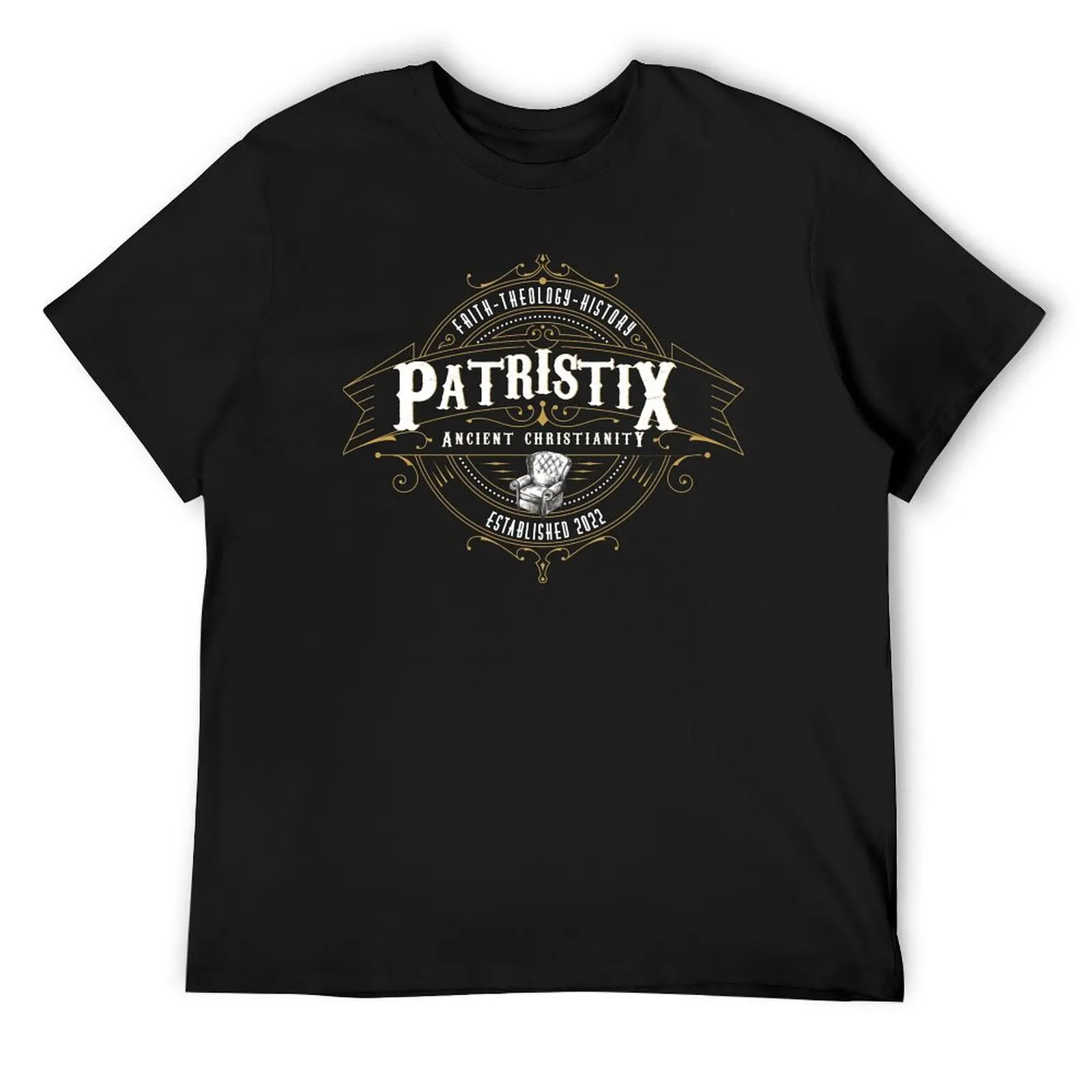 

The Patristix Logo - Dark T-Shirt blue lock oversized blue archive shirts men graphic