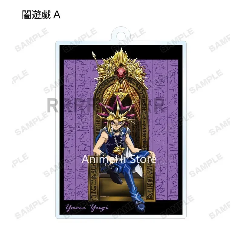 Game Yu-Gi-Oh! Keychain Doll Anime YuGiOh Yami Yugi Yuga Ohdo Seto Kaiba Luke Acrylic Keyring Pendant for Gift