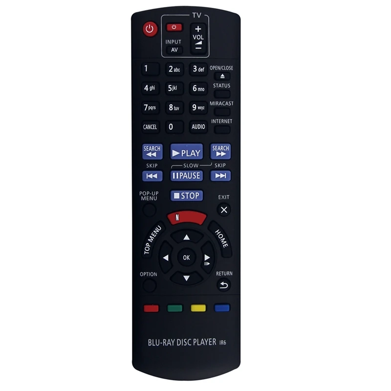 A33K-N2QAYB000961 Remote Control Replace For Panasonic Blu-Ray Disc Player DMP-BDT460 DMP-BDT360