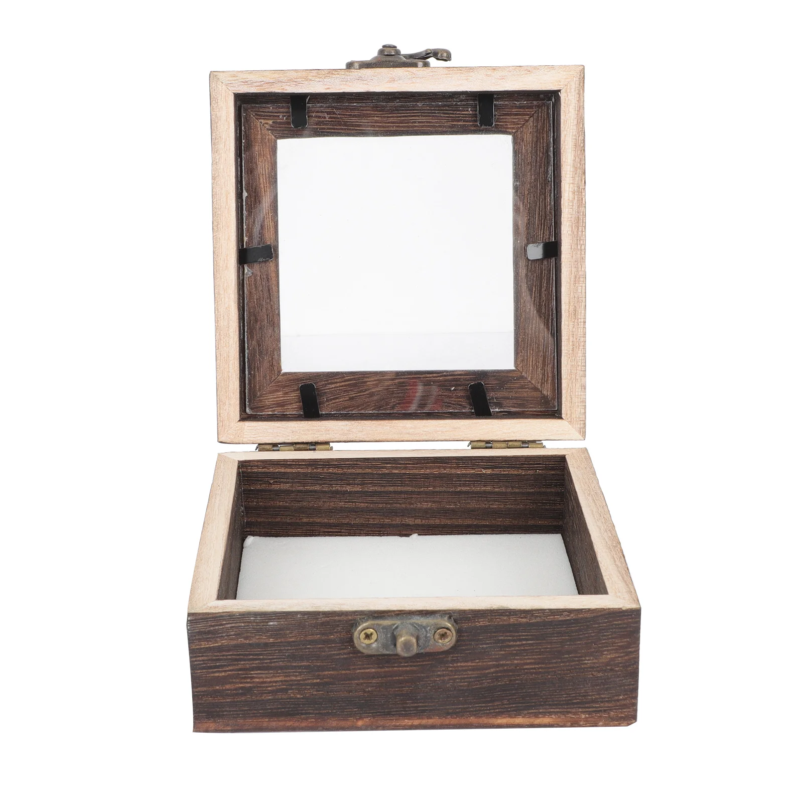 Insect Specimen Display Box Retro Wooden Display Case Dustproof Organizer for Jewelry Specimen Collection Desktop Decoration