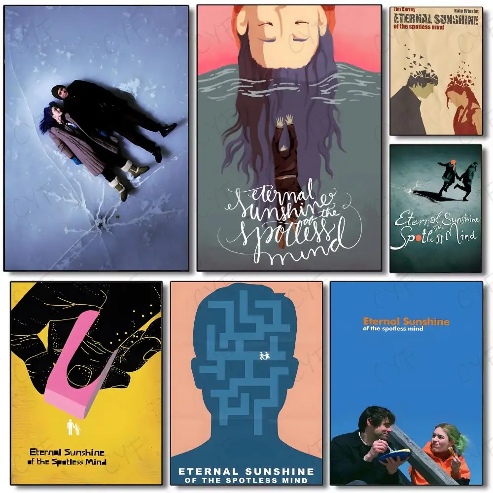 Movie Romance Eternal Sunshine Of The Spotless Mind Poster Painting Wall Art Mural for Living Room Home Decor and Gifts
