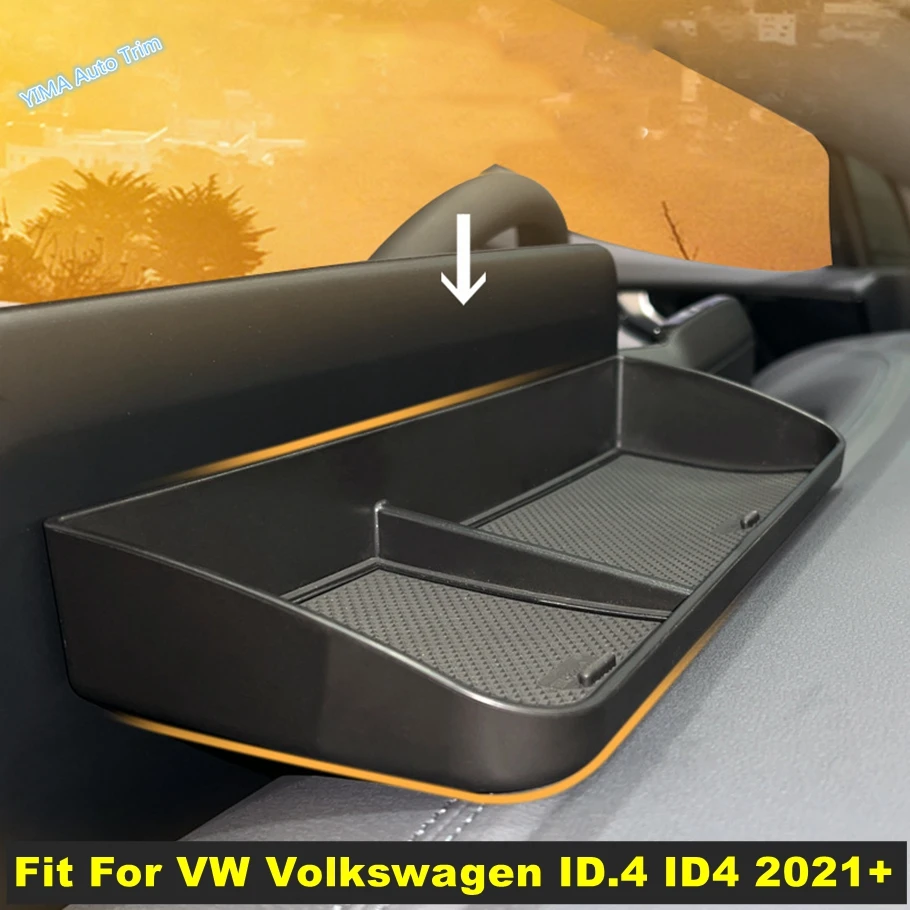 Plastic Car Central Control Multifunction Container Storage Box Tray Interior Accessories For VW Volkswagen ID.4 ID4 2021 - 2024