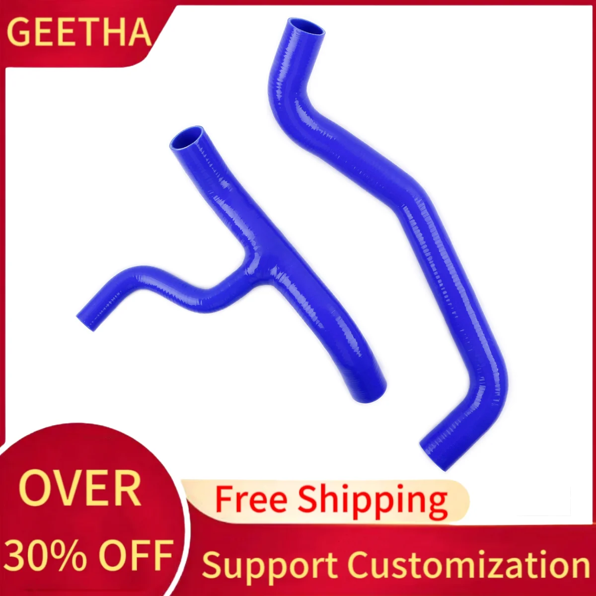 

For 1998-2004 Ford F-150 4.6L Silicone Radiator Coolant PIpe Hose Kit 1999 2000 2001 2002 2003