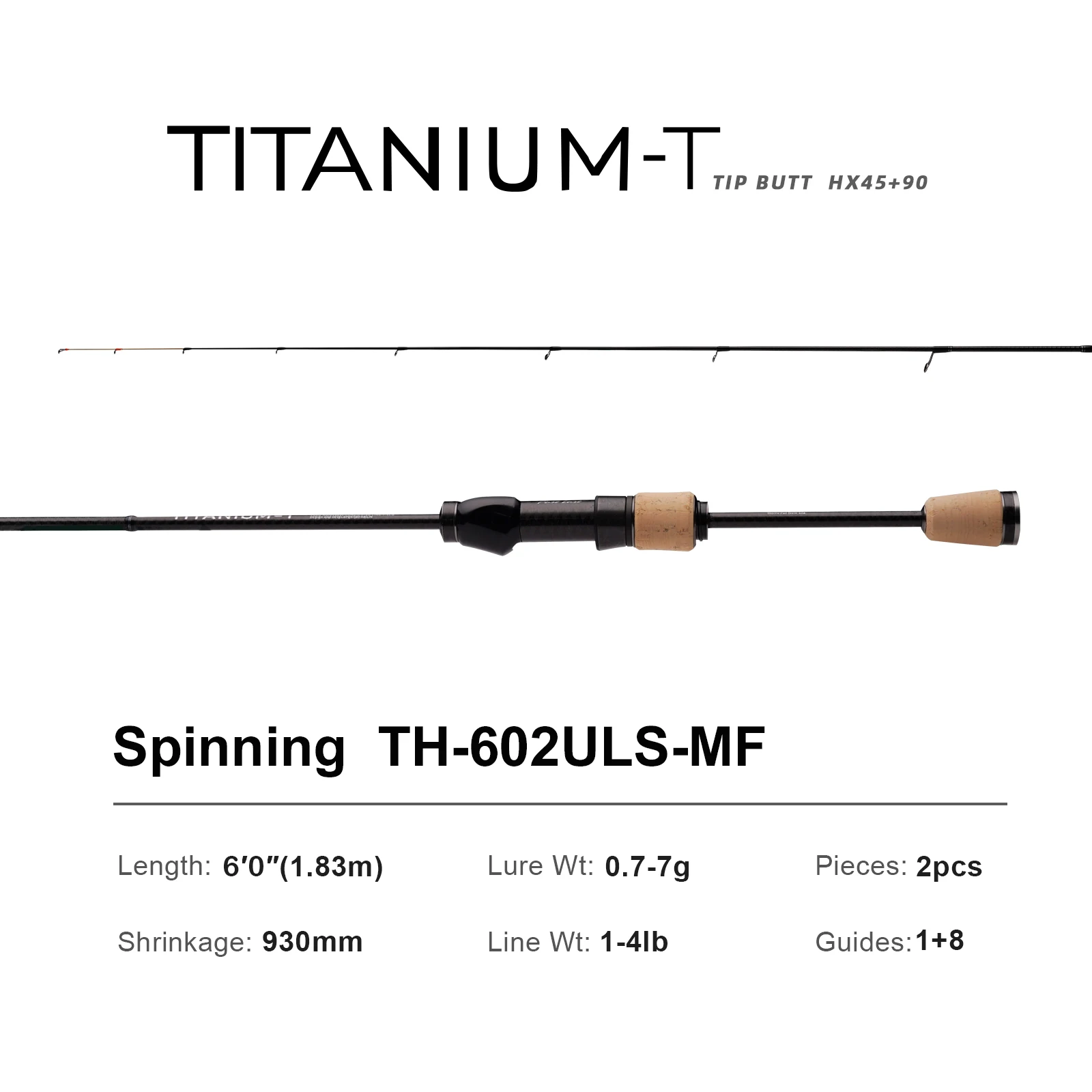 PURELURE TITANIUM-T XUL BFS ロッド 0.5-6g ベイトウェイト 5FT 6FT