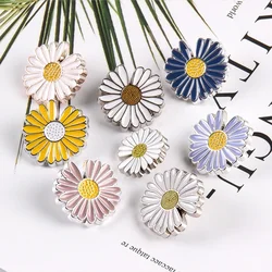 25mm Small Daisy-Shaped Buttons Sun Flower Buttons Resin Metarl Button For Clothing Coat Sweater Accessories DIY