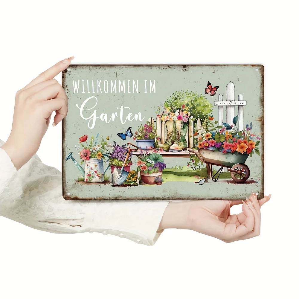 Vintage "Willkommen…