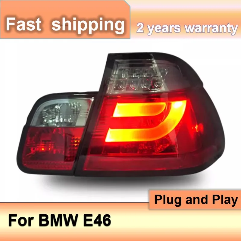 Car Accessories for BMW E46 Tail Lamp 2001-2005 BMW 325i Tail Light 320i 318i 313i Rear DRL Fog Brake Turn Signal Reversing