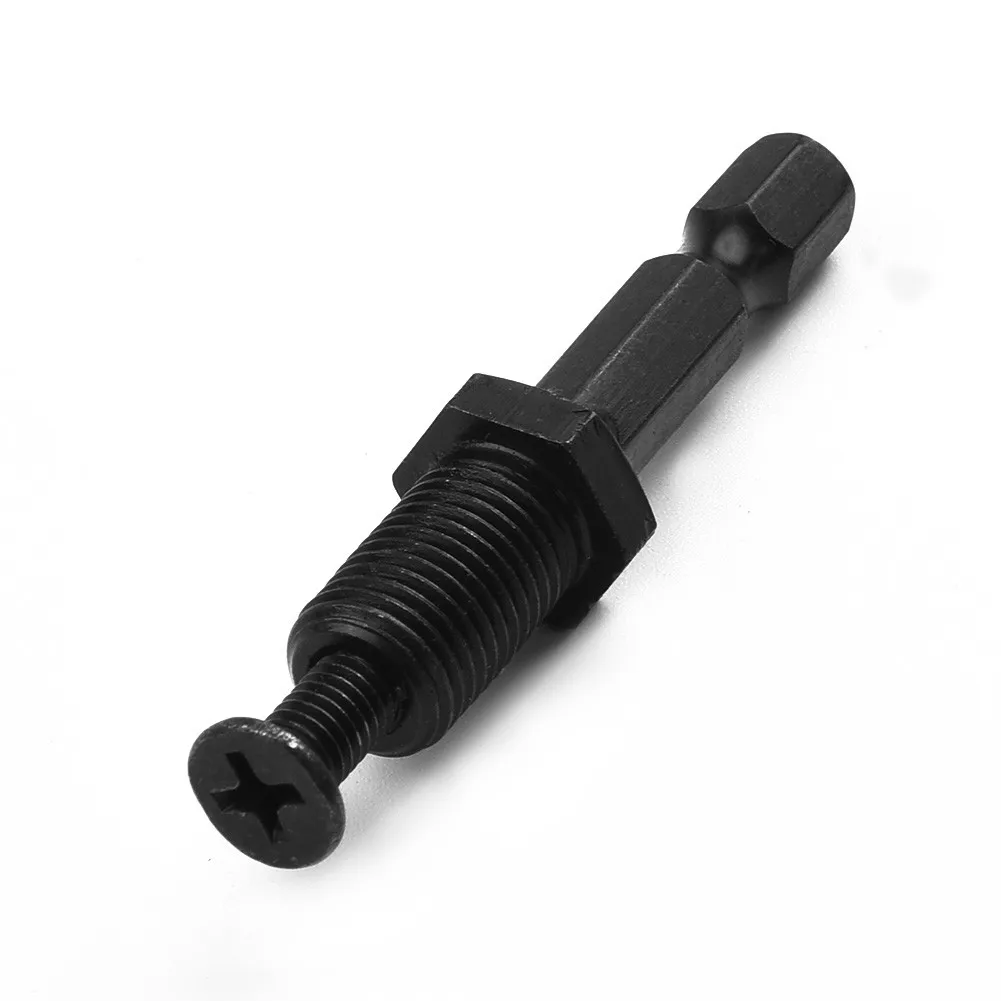 Drill Bits Drill Chuck Adapter 2-13mm Black Keyless Chuck Locking Reliable Steel Thread Screw. For Drill Bit Chuck