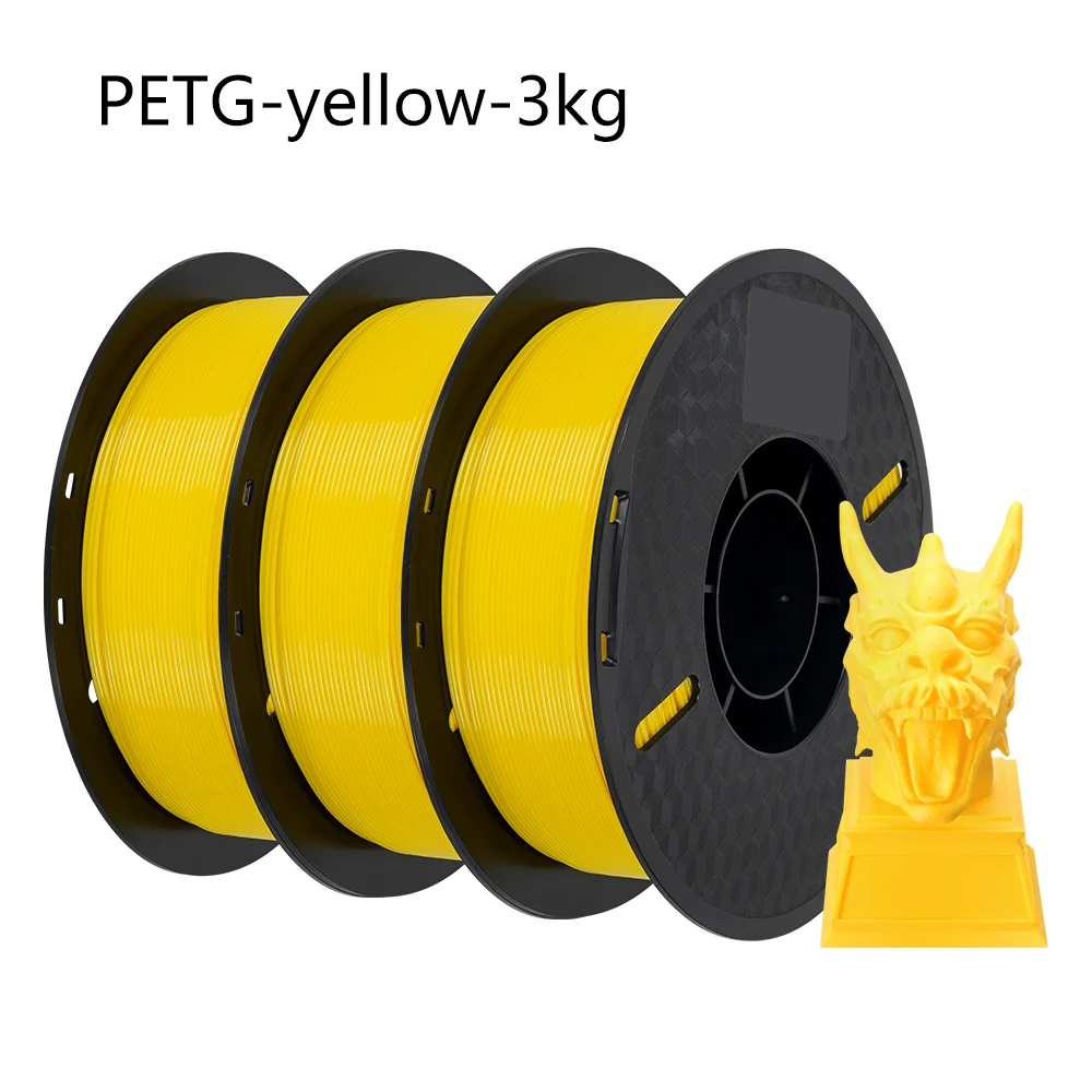 Kingroon 3Kg Drievoudige Kleur Zijde Pla Filament Regenboog Pla Petg Snel 3d Drukmateriaal Tricolor 1.75Mm Voor Bambu Lab Printers