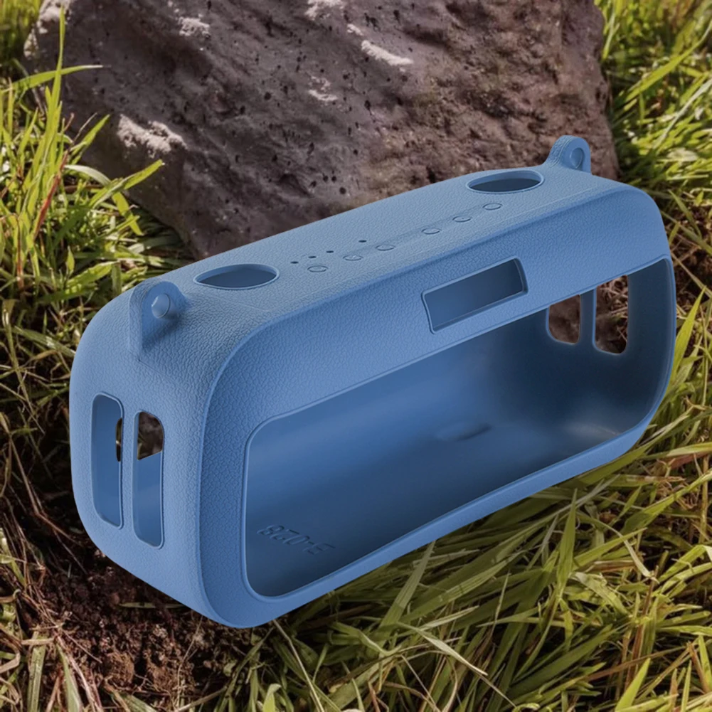 Casing Penutup Silikon Tas Pembawa Perjalanan Tahan Benturan Tas Kantong Speaker Kulit Pelindung untuk Speaker Portabel Bose SoundLink Max