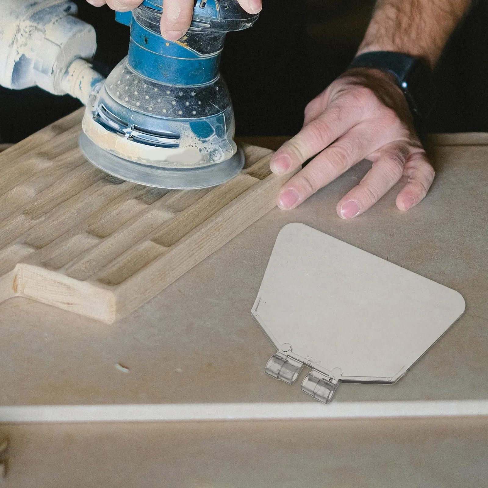 Protectores oculares de banco, protector de herramientas reutilizable para moler alta transparencia, protección contra el polvo, duradero y fácil, 2 uds.