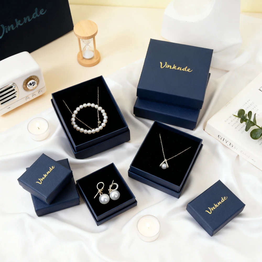 

100 шт., чехол для хранения свадебных украшений, специальная текстура, бумажный дисплей, подарочная коробка, органайзер, обручальное кольцо, серьги, брошь