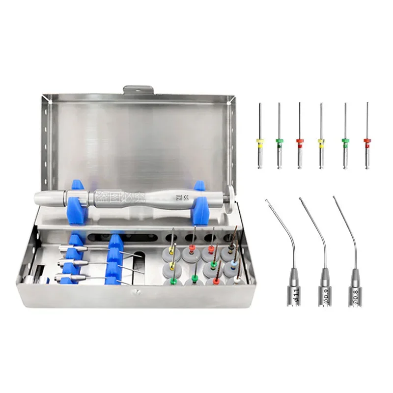 Kit de sistema de remoção de arquivo endo endodontico dental/conjunto de instrumentos de remoção de arquivo quebrado endo extrator de arquivo de canal radicular para clínica